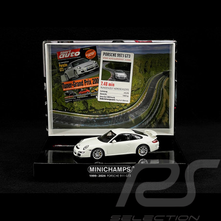 Porsche 911 GT3 Typ 997 2006 Weiß 1/43 Minichamps 400065402