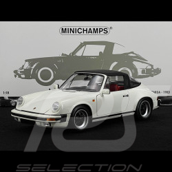 Porsche 911 Carrera 3.2 Targa 1983 White 1/18 Minichamps 100063062