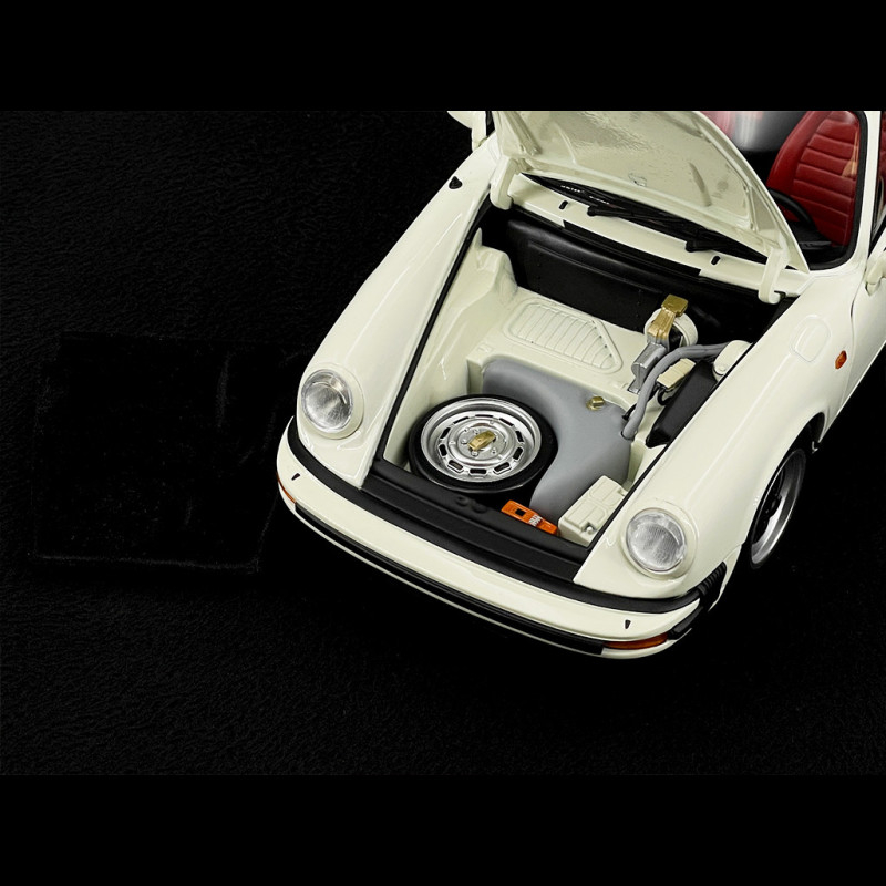 Minichamps 1/18 Porsche 911 Carrera 3.2 Targa 1983 – Blanche (Modèle Neuf, Prévente)