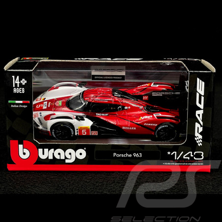 Porsche 963 n° 5 24h Le Mans 2023 Penske 1/43 Bburago 60057P1