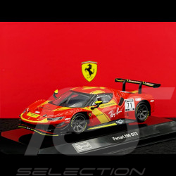 Ferrari 296 GT3 n° 71 2023 Red / Yellow 1/43 Bburago 36313