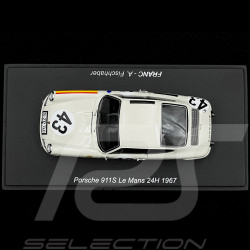 Porsche 911 S n° 43 24h Le Mans 1967 1/43 Spark S9737