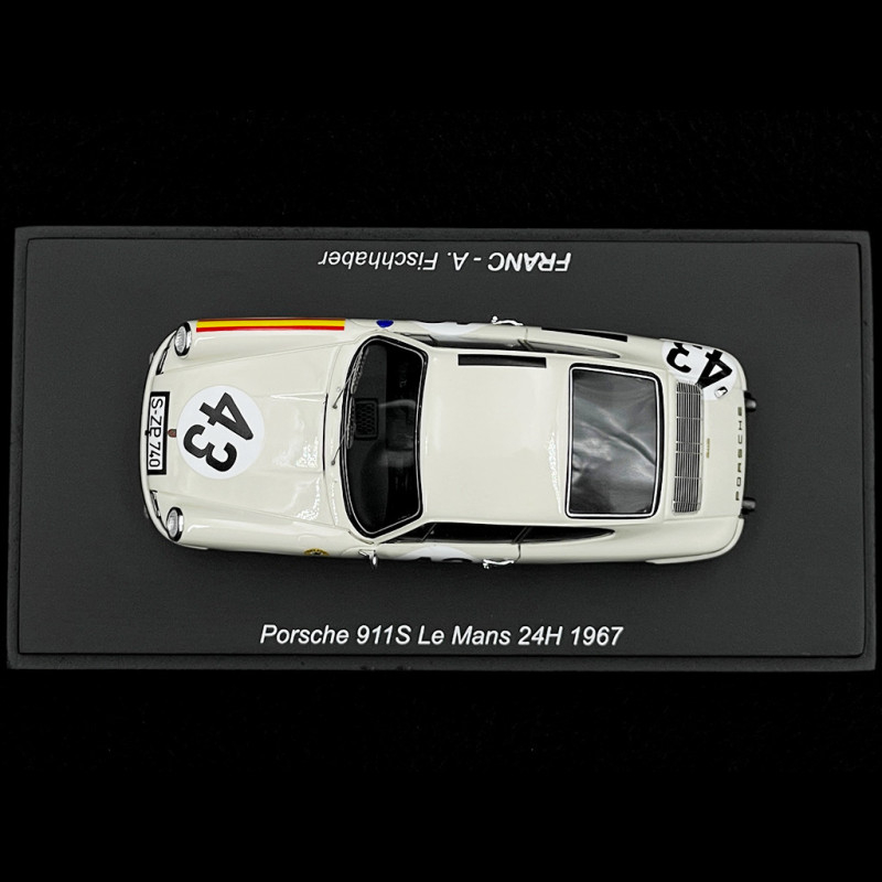 Porsche 911 S#42 24h Le Mans 1967 H. Linge 1/43 spark S9736