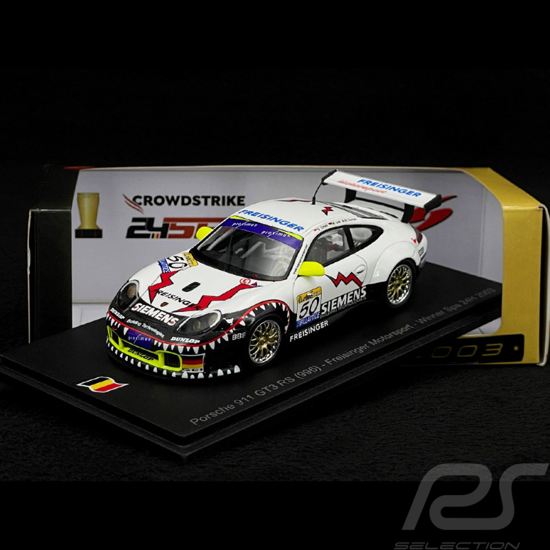 Porsche 911 GT3 RSR Type 996 n° 50 Sieger 24h Spa 2003 1/43 Spark 43SPA2003