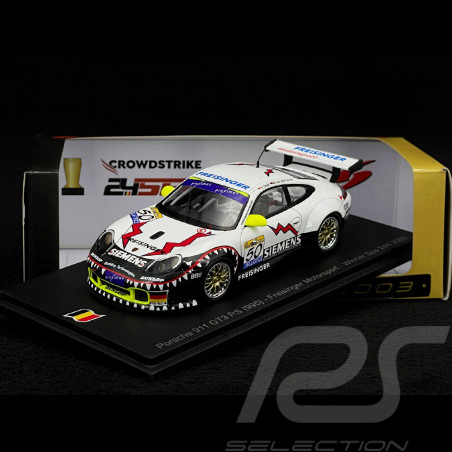 Porsche 911 GT3 RSR Type 996 n° 50 Vainqueur 24h Spa 2003 1/43 Spark 43SPA2003