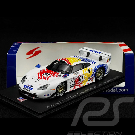 Porsche 911 GT1 Evo Type 993 n° 01 2. 24h Daytona 1998 1/43 Spark US206