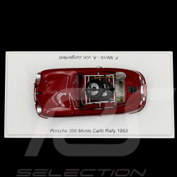 Porsche 356 1100 n° 402 Rallye Monte Carlo 1953 1/43 Spark S6132