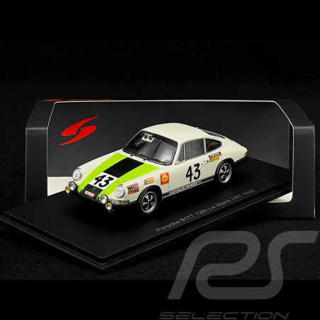 Porsche 911 T n° 43 24h Le Mans 1968 1/43 Spark S9738