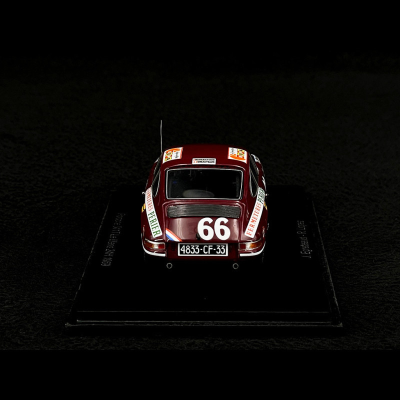 Porsche 911T N°66 24H Le Mans 1969 Egreta-Lopez – Spark Model 1:43 S9749