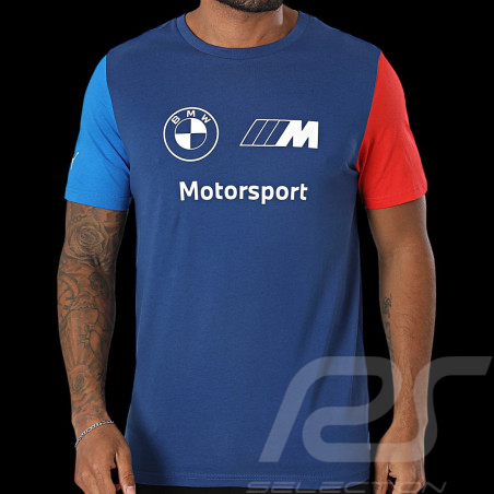 BMW T-shirt M Motorsport Essential Puma Blau 632358-05 - Herren