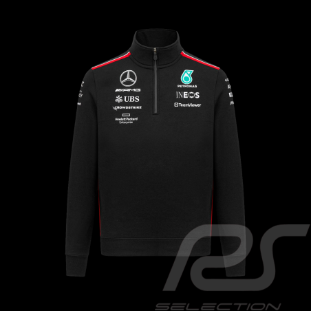 Mercedes-AMG Pullover Petronas Team Russell / Antonelli Quarter-zip Schwarz 701223436 001 - Herren