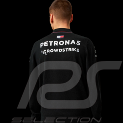 Polo Tricoté Mercedes-AMG PETRONAS F1 Russel / Antonelli à manches longues Puma Noir 701224811 001 - Homme