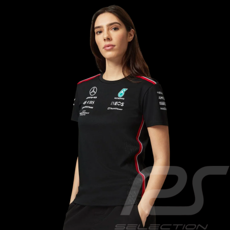 Mercedes-AMG T-shirt PETRONAS F1 Russel / Antonelli Puma Schwarz 701223420 001 - DaWoman