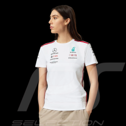 Mercedes-AMG T-shirt PETRONAS F1 Russel / Antonelli Puma Weiß 701223420 002 - Damen