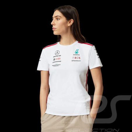 Mercedes-AMG T-shirt PETRONAS F1 Russel / Antonelli Puma Weiß 701223420 002 - Damen