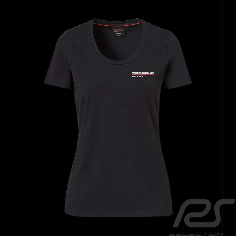 T-shirt Porsche Motorsport 3 noir Porsche WAP812LFMS - femme