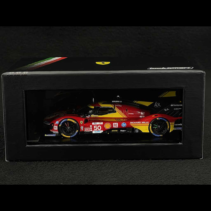 Maquette Ferrari 499P #50 Winner Le Mans 2024 - Échelle 1:43 - Marque Looksmart - Modèle Détaillé Collection