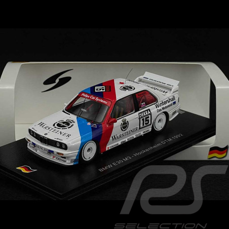 Roberto Ravaglia BMW E30 M3 n° 15 Vainqueur DTM Hockenheim 1992 1/43 Spark SG615