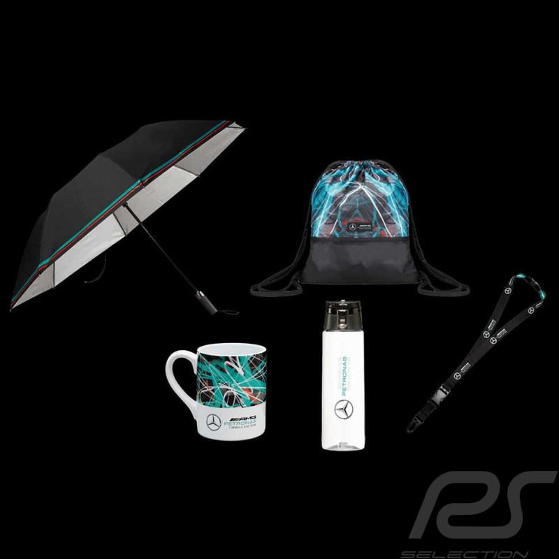 Mercedes AMG Fan Pack Rucksack + Regenschirm + Tasse + Trinkflasche + Schlüsselanhänger Mercedes Günstige