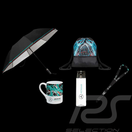 Fan Pack Mercedes AMG Sac + Parapluie + Tasse + Gourde + Porte-clés Mercedes Pas Cher