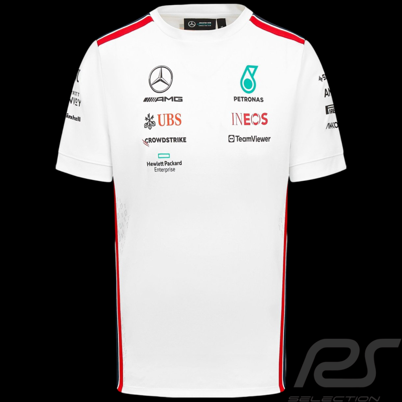 Mercedes-AMG T-shirt PETRONAS F1 Russel / Antonelli Puma Weiß 701223428 002 - Herren