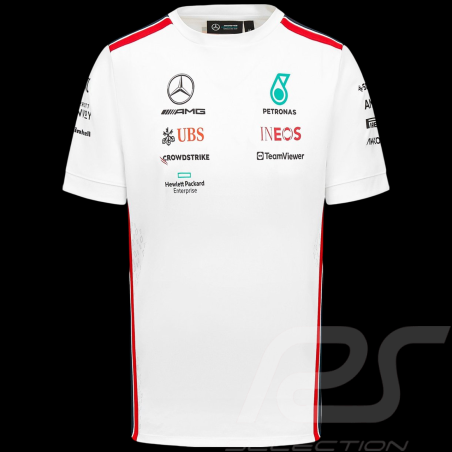 Mercedes-AMG T-shirt PETRONAS F1 Russel / Antonelli Puma Weiß 701223428 002 - Herren