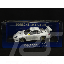 Porsche 911 GT3 R Type 996 1999 Blanc Glacier 1/18 AutoArt 77821