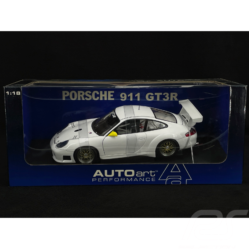 Porsche 911 GT3 R Type 996 1999 Glacierweiß 1/18 AutoArt 77821