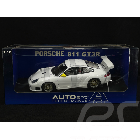 Porsche 911 GT3 R Type 996 1999 Blanc Glacier 1/18 AutoArt 77821