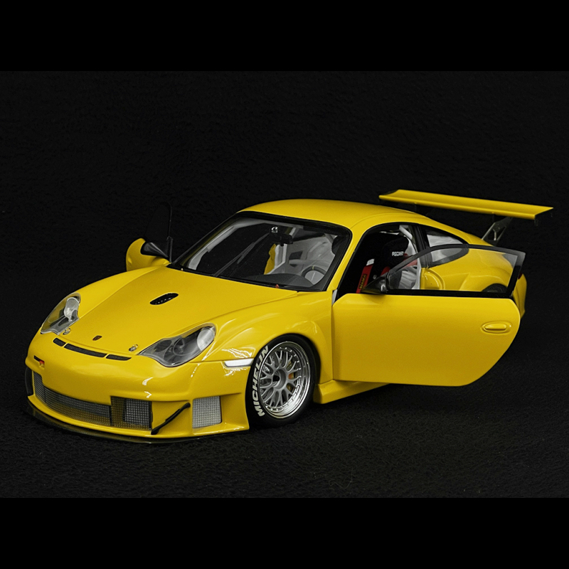 ミニカー Minichamps 1/18 Porsche 911 GT3 RSR ALMS Porsche 911 GT3 RSR Type 996 ALMS 2004 Speed Yellow 1/18