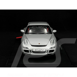 Porsche 911 GT3 Type 997 2007 Argent GT 1/18 AutoArt 77997