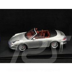 Porsche 911 Cabriolet Type 996 2002 Argent 1/18 AutoArt 77855