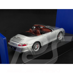 Porsche 911 Cabriolet Type 996 2002 Argent 1/18 AutoArt 77855