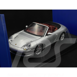 Porsche 911 Cabriolet Type 996 2002 Argent 1/18 AutoArt 77855