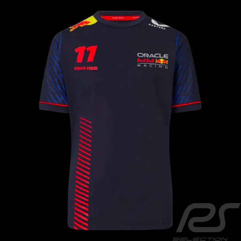 T-shirt Red Bull Sergio Perez Night Sky Fanwear Bleu foncé TM3184 - Homme