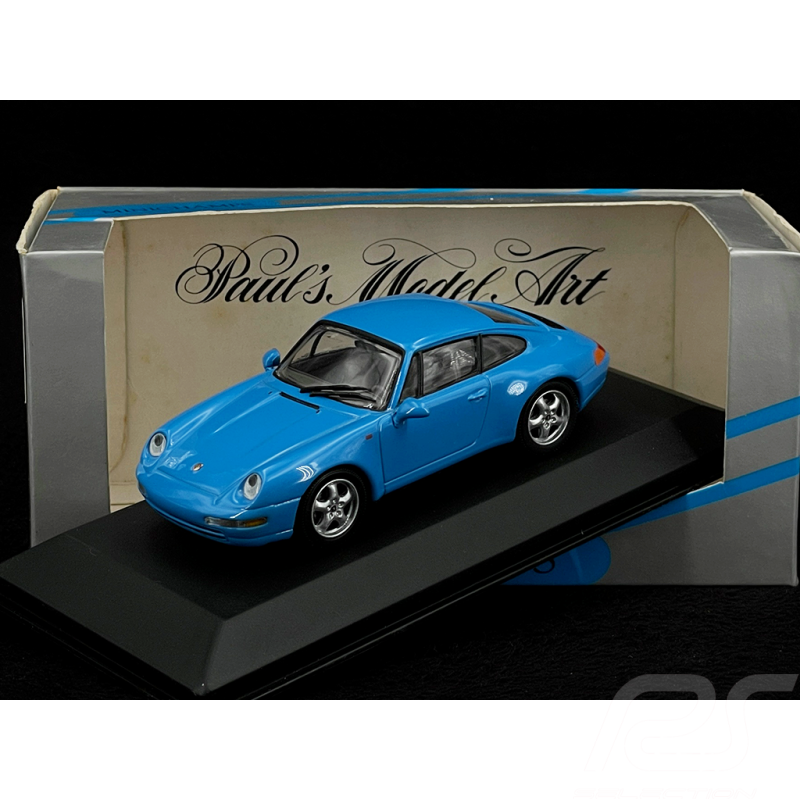Porsche 911 Coupe Type 993 1993 Bleu Tahoe 1/43 Minichamps 430063008