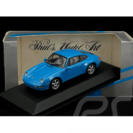Porsche 911 Coupe Type 993 1993 Riviera Blue 1/43 Minichamps 430063008
