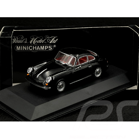 Porsche 356 Carrera 2 1963 Black 1/43 Minichamps 430062361