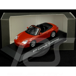 Porsche 911 type 996 Carrera Cabriolet 2002 rouge Orient 1/43 Minichamps WAP02008112