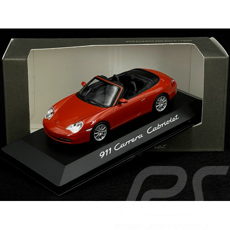 Porsche 911 type 996 Carrera Cabriolet 2002 rouge Orient 1/43 Minichamps WAP02008112
