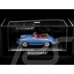 Porsche 356 C Cabriolet 1963 Bleu Oslo 1/43 Minichamps 430062336