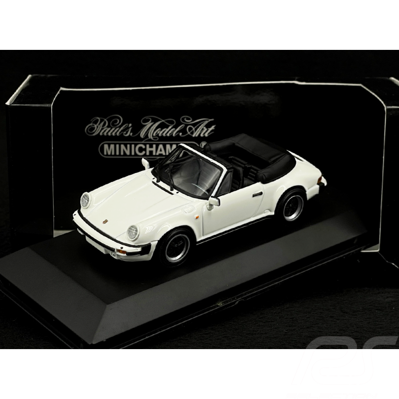 Porsche 911 SC Carrera Cabriolet 1983 White 1/43 Minichamps 430062030