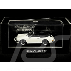 Porsche 911 SC Carrera Cabriolet 1983 Blanc 1/43 Minichamps 430062030