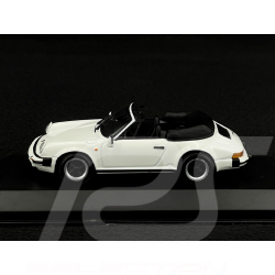 Porsche 911 SC Carrera Cabriolet 1983 Blanc 1/43 Minichamps 430062030