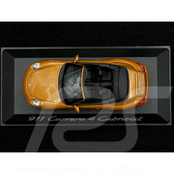 Porsche 911 Carrera 4 Cabriolet Type 997 2008 gold 1/43 Minichamps WAP02001618