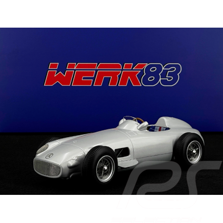 Mercedes-Benz W196 Plain Body F1 1955 Argent 1/18 Werk83 W1801801