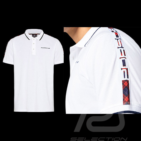 Porsche Polo-shirt 911 Turbo No. 1 Tartan White WAP351RTN1 - men