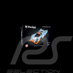 Maquette Porsche 917K n° 1 Gulf 1/8 Bleu / Orange Pocher HK118