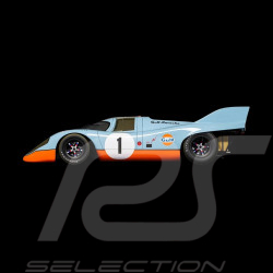 Maquette Porsche 917K n° 1 Gulf 1/8 Bleu / Orange Pocher HK118