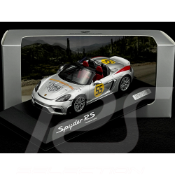 Porsche 718 Spyder RS Type 982 Panamericana n° 55 2023 Argent 1/43 Spark WAP0202160SSPY